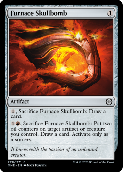 Furnace Skullbomb (FOIL) : 228/271 Phyrexia: All Will Be One - Magic the Gathering Single Card