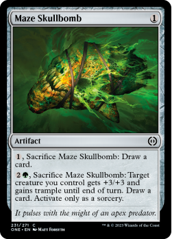 Maze Skullbomb (FOIL) : 231/271 Phyrexia: All Will Be One - Magic the Gathering Single Card