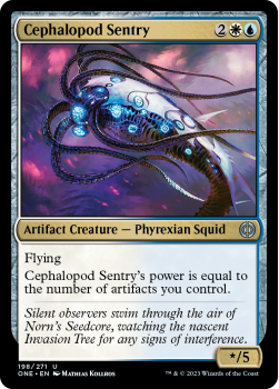 Cephalopod Sentry (FOIL) : 198/271 Phyrexia: All Will Be One - Magic the Gathering Single Card