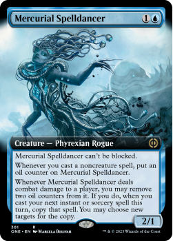 Mercurial Spelldancer (EXTENDED) (FOIL): 381 Phyrexia: All Will Be One - Magic the Gathering Single Card
