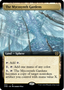 The Mycosynth Gardens (EXTENDED) (FOIL): 402 Phyrexia: All Will Be One - Magic the Gathering Single Card