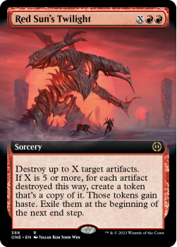 Red Sun's Twilight (EXTENDED) : 386 Phyrexia: All Will Be One - Magic the Gathering Single Card