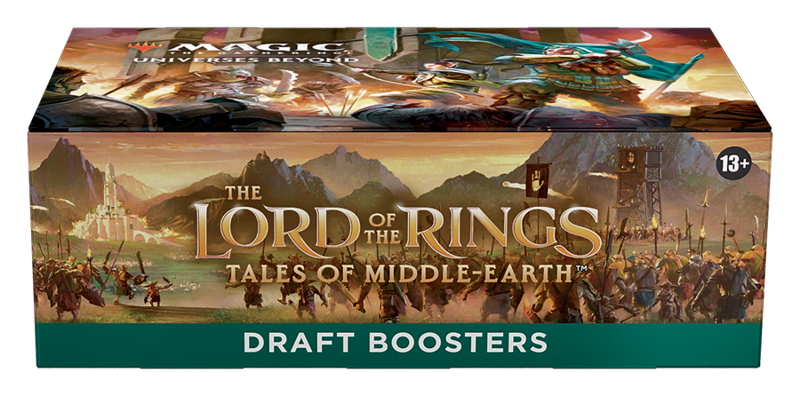 magic the gathering lord of the rings draft booster box Magic: The Gathering The Lord of The Rings: Tales of Middle-Earth Draft Booster Pack (15 Magic Cards)