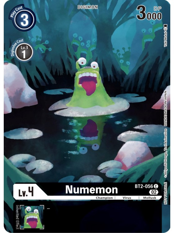 Numemon (ALTERNATIVE ART) : BT02-056 DIMENSIONAL PHASE - Digimon Card ...
