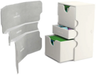 Gamegenic Stronghold 200+ Convertible White Deck Box - Image 4