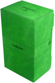 Gamegenic Stronghold 200+ Convertible Green Deck Box