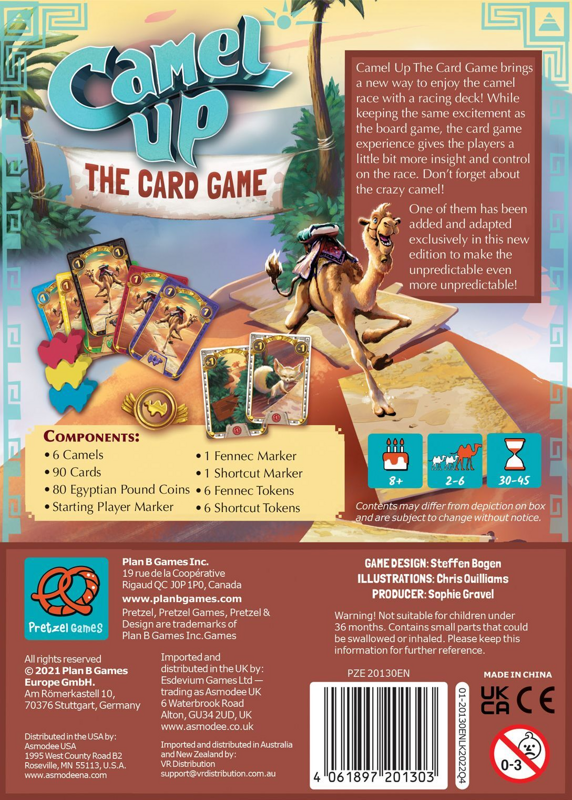 Camel Up Card Game 2nd Edition Chaos Cards camel-up-card-game-2nd-edition-chaos-cards