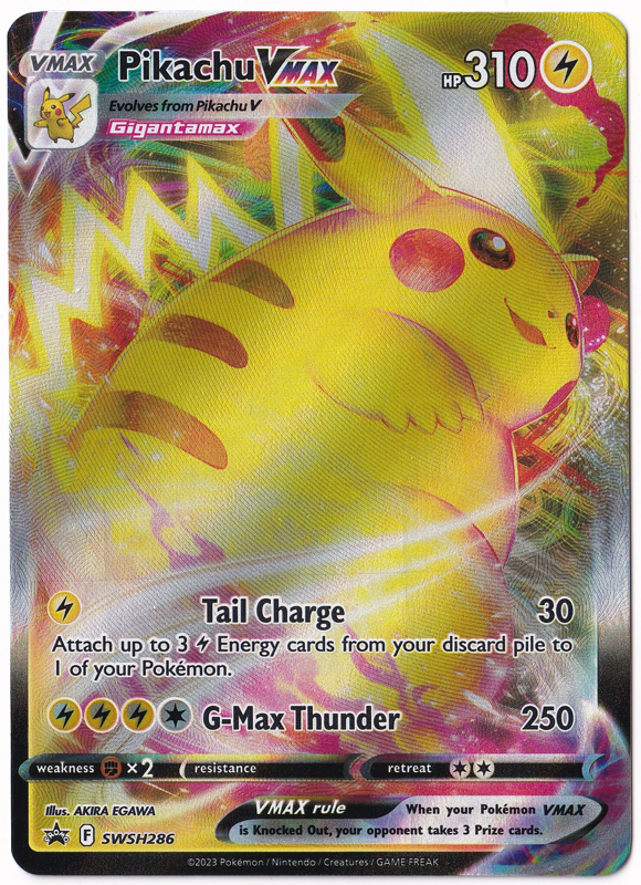 Pikachu VMAX SWSH286 (JUMBO) - Pokemon Single Promotional Card Pikachu VMAX SWSH286 (JUMBO) - Pokemon Single Promotional Card