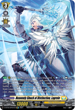 Heavenly Shock of Distinction, Lagrele (SP) single card from Cardfight!! Vanguard