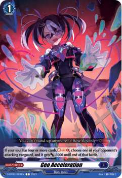 Geo Acceleration (C) single card from Cardfight!! Vanguard