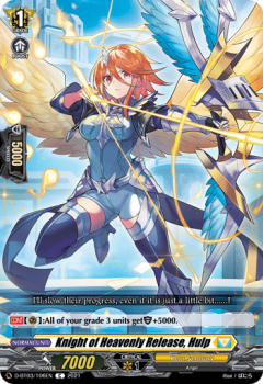 Knight of Heavenly Release, Hulp (C) single card from Cardfight!! Vanguard