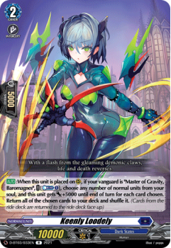 Keenly Loodely (R) single card from Cardfight!! Vanguard