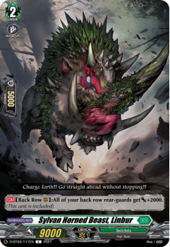 Sylvan Horned Beast, Linbur (C) single card from Cardfight!! Vanguard
