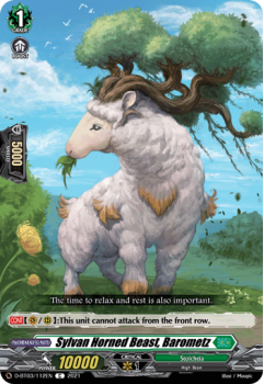 Sylvan Horned Beast, Barometz (C) single card from Cardfight!! Vanguard