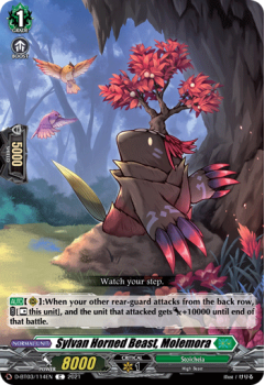 Sylvan Horned Beast, Molemora (C) single card from Cardfight!! Vanguard