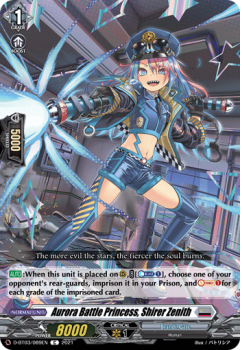 Aurora Battle Princess, Shirer Zenith (C) single card from Cardfight!! Vanguard