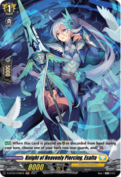 Knight of Heavenly Piercing, Esalta (H) single card from Cardfight!! Vanguard