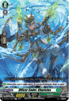 Officer Cadet, Charicles (C) single card from Cardfight!! Vanguard