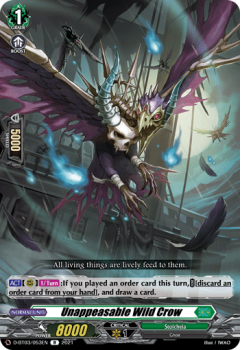 Unappeasable Wild Crow (R) single card from Cardfight!! Vanguard