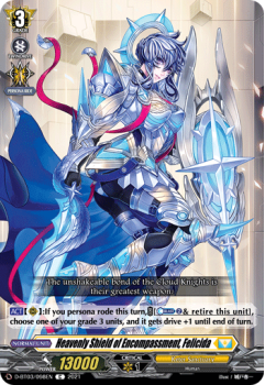 Heavenly Shield of Encompassment, Felicida (C) single card from Cardfight!! Vanguard