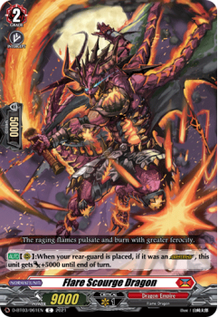 Flare Scourge Dragon (C) single card from Cardfight!! Vanguard