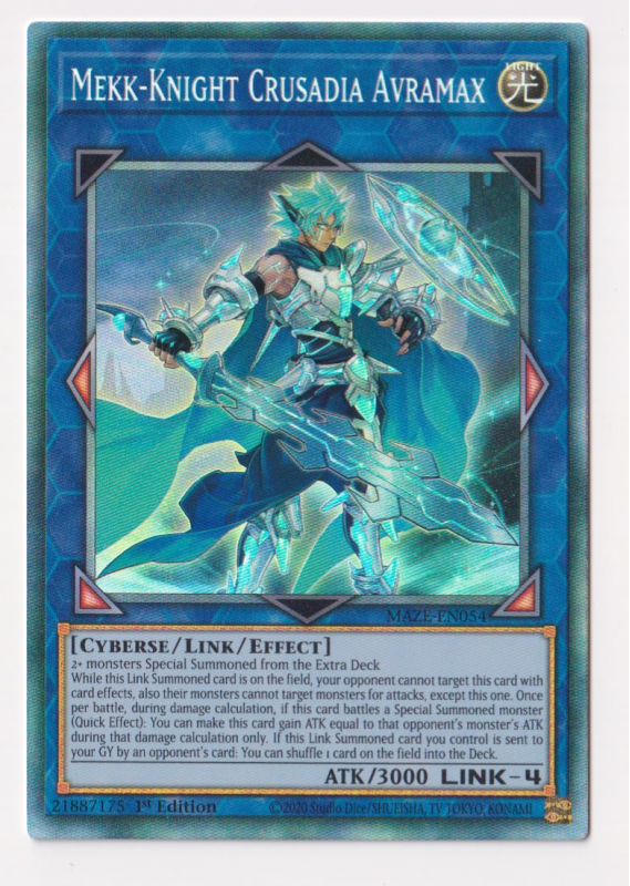 Mekk-Knight Crusadia Avramax (Collector's Rare) : MAZE-EN054b - Yu-Gi-Oh! Single Card Mekk-Knight Crusadia Avramax (Collector's Rare) : MAZE-EN054b - Yu-Gi-Oh! Single Card