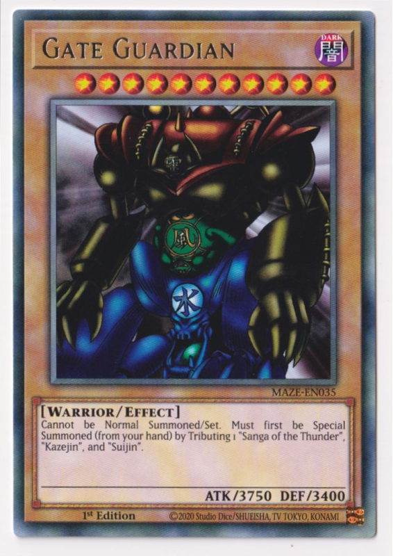 Gate Guardian (Rare) : MAZE-EN035a - Yu-Gi-Oh! Single Card