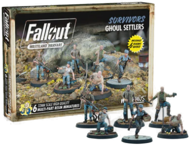 Fallout: Wasteland Warfare - Survivors Ghoul Settlers
