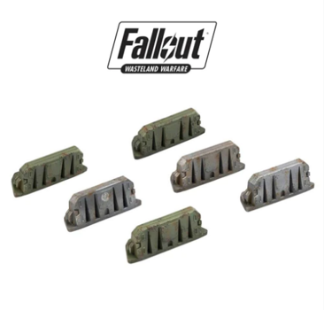 Fallout: Wasteland Warfare - Military Barricades Scenic Set