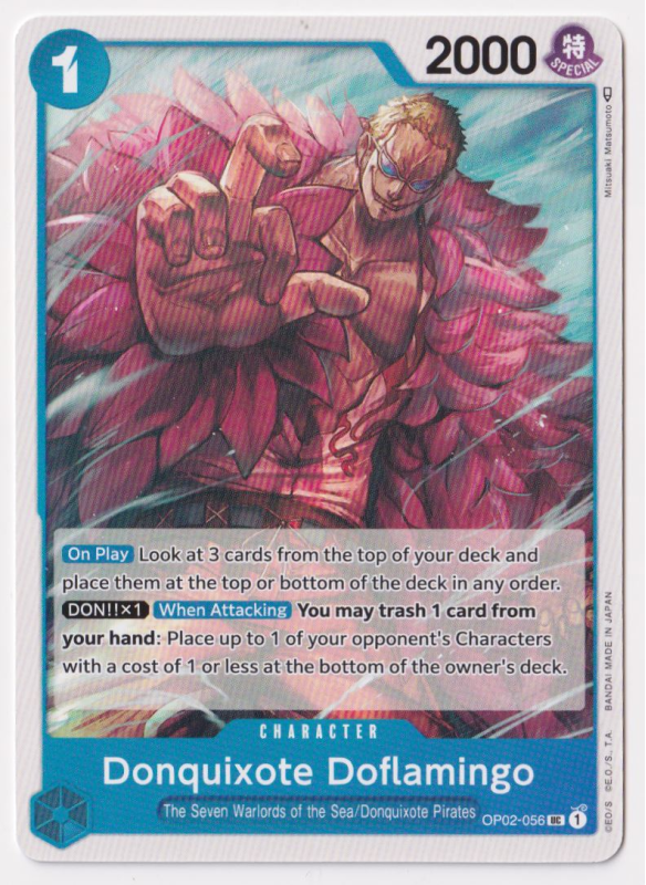 one piece card game donquixote doflamingo Condition: A-〕[OP01-073[OP07]] Donquixote Doflamingo SP〈Parallel〉 – Buy  Online at Omotenashi TCG
