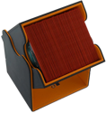 Gamegenic Deckbox Squire 100+ XL - Black & Orange - Image 3