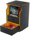 Gamegenic Deckbox Watchtower 100+ XL - Black & Orange - Image 3