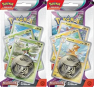 Pokemon Scarlet & Violet Paldea&nbsp;Evolved: Premium Checklane Blister Set of 2