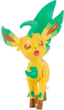 Pokemon Battle Figure Pack Leafeon Chaos Cards
