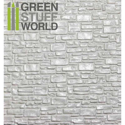 Green Stuff World ABS Plasticard - SMOOTH ROCK WALL Textured Sheet - A4 - Image 2