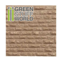 Green Stuff World ABS Plasticard - ROUGH ROCK WALL Textured Sheet - A4 - Image 2