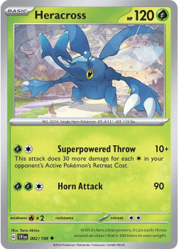 Heracross single card from Pokemon