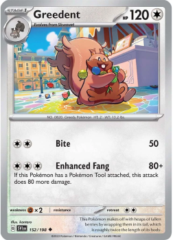 Greedent single card from Pokemon