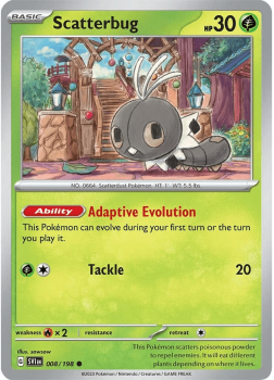 Scatterbug single card from Pokemon
