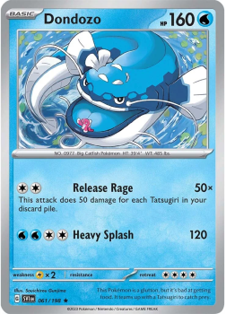 Dondozo single card from Pokemon