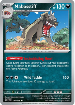 Mabosstiff single card from Pokemon