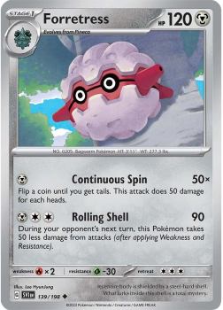 Forretress single card from Pokemon