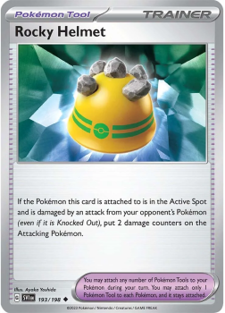 Rocky Helmet single card from Pokemon