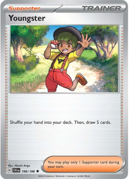 Youngster single card from Pokemon