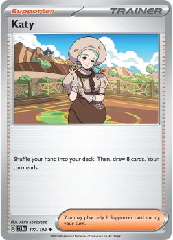 Katy single card from Pokemon