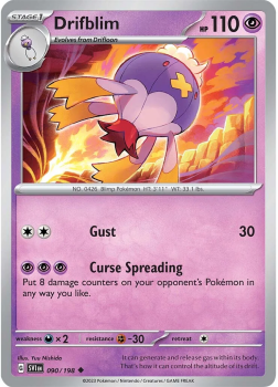Drifblim single card from Pokemon