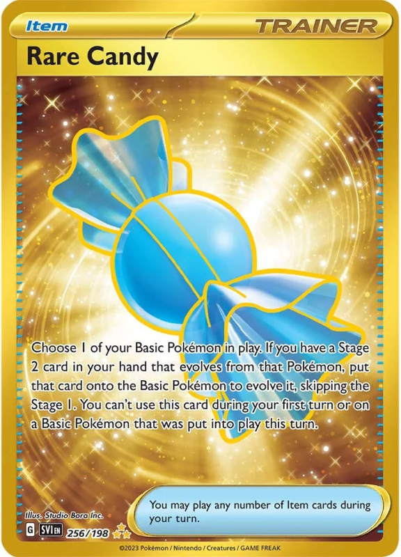 Rare Candy : SCARLET AND VIOLET - BASE SET 256/198 - Pokemon Single Card Rare Candy : SCARLET AND VIOLET - BASE SET 256/198 - Pokemon Single Card