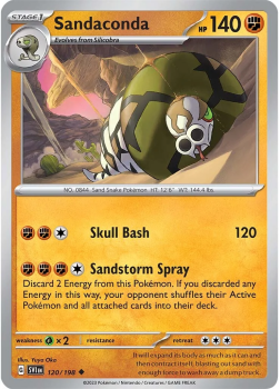 Sandaconda single card from Pokemon