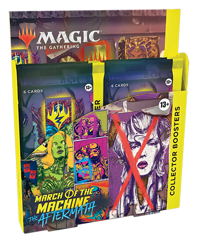 Magic the Gathering: March of the Machine: The Aftermath - Collector Booster Box (12 Packs) Magic the Gathering: March of the Machine: The Aftermath - Collector Booster Box (12 Packs)