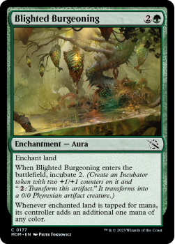 Blighted Burgeoning (FOIL) single card from Magic the Gathering